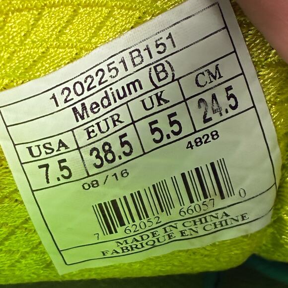 Brooks Ghost 9 Gray Blue Lace Up Road Running Shoes 1202251B151 Women's Size 7.5 - Picture 9 of 10